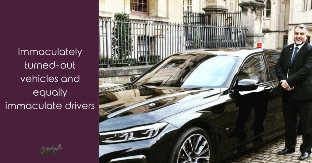 Rehan Jamil, owner and chauffeur driver at The Summit, with one of his executive cars.